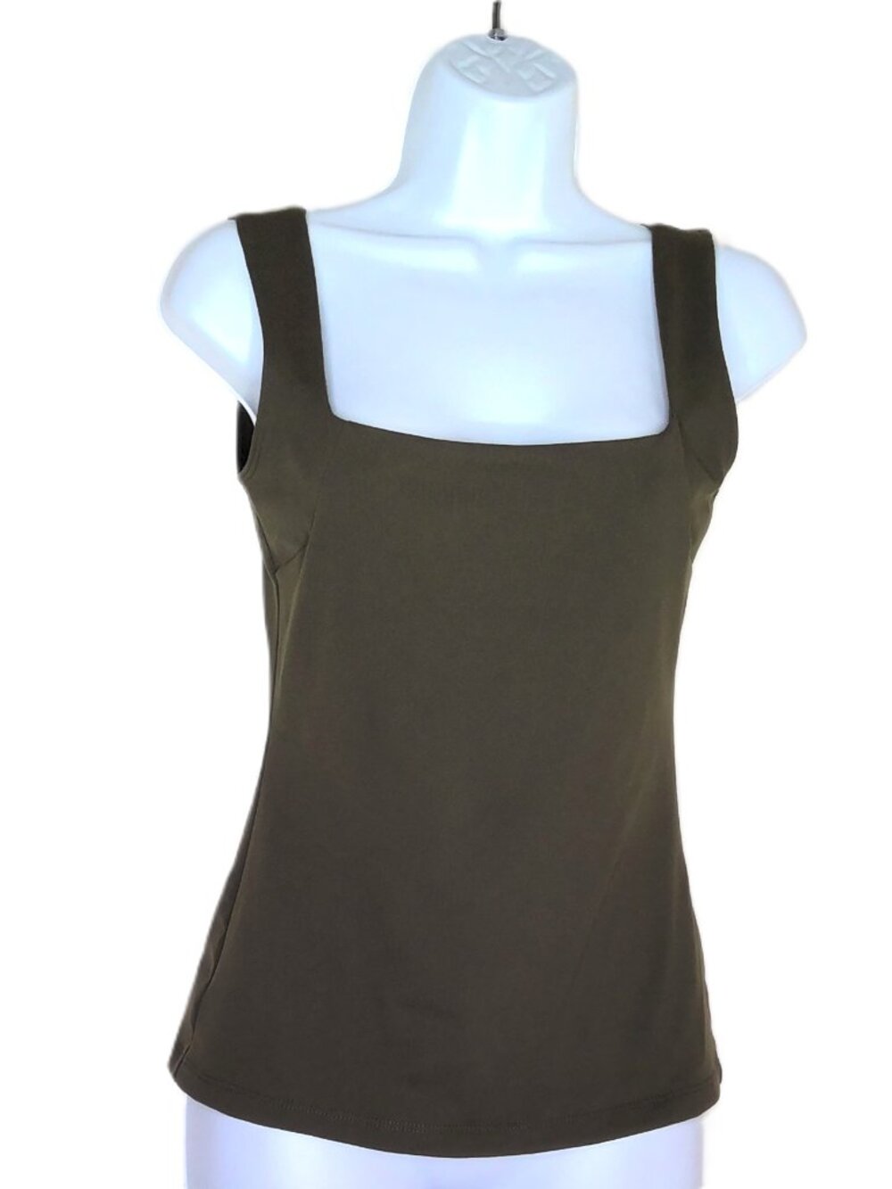 Intimately Free People Olive Green Cami Tank Top Stretch Versatile EUC Sz S